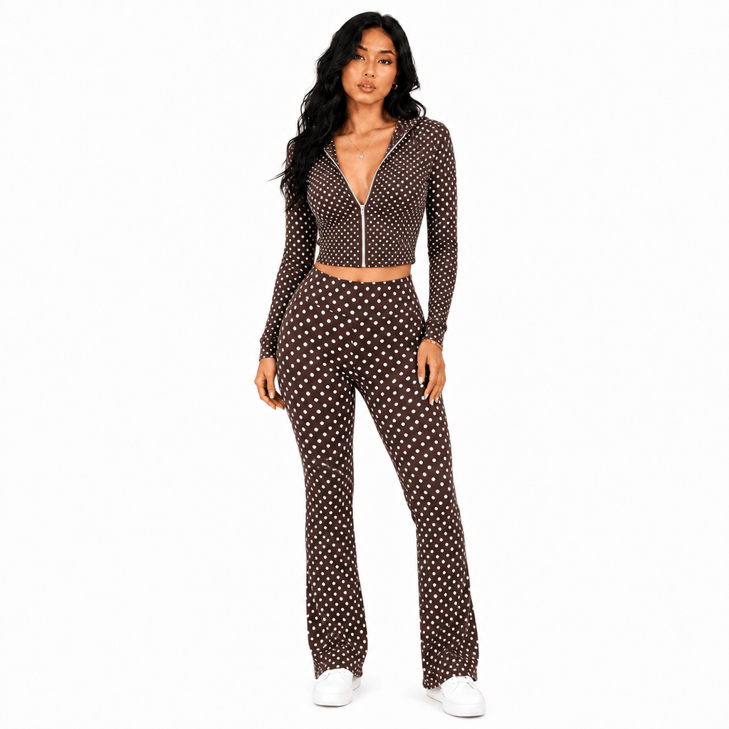 Dotline Hoodie Set