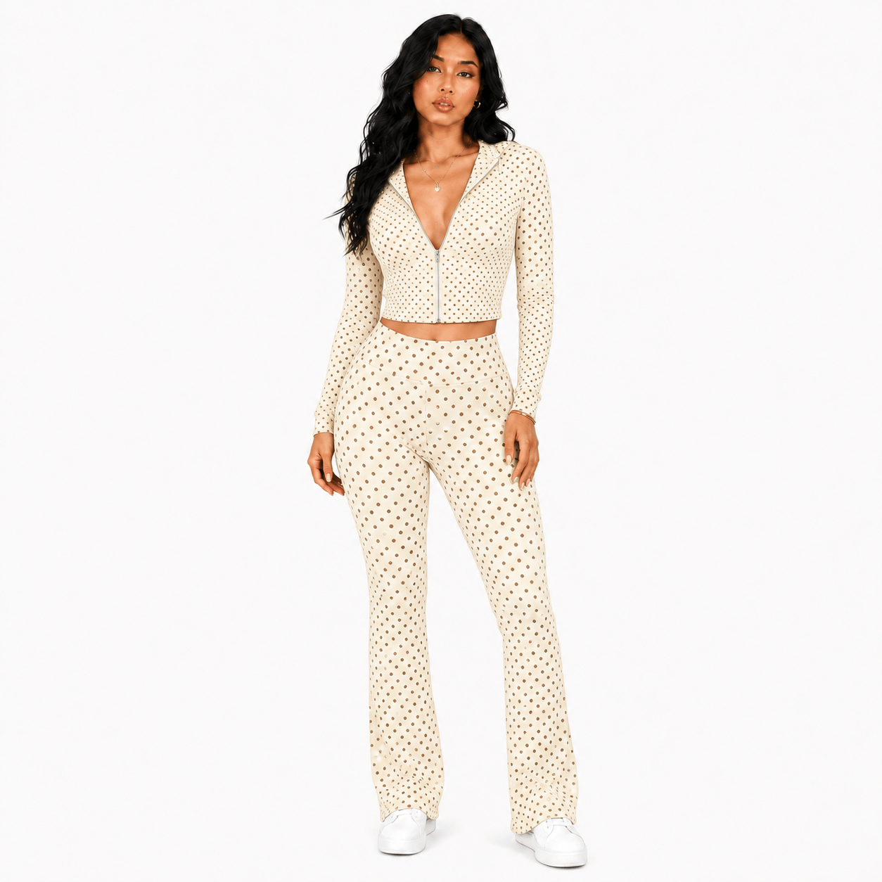Dotline Hoodie Set