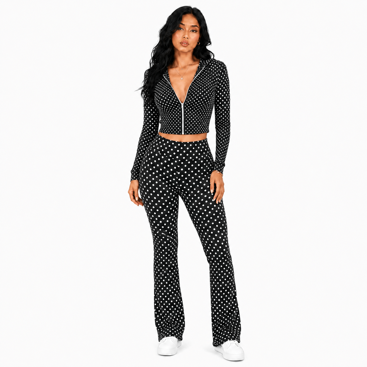 Dotline Hoodie Set