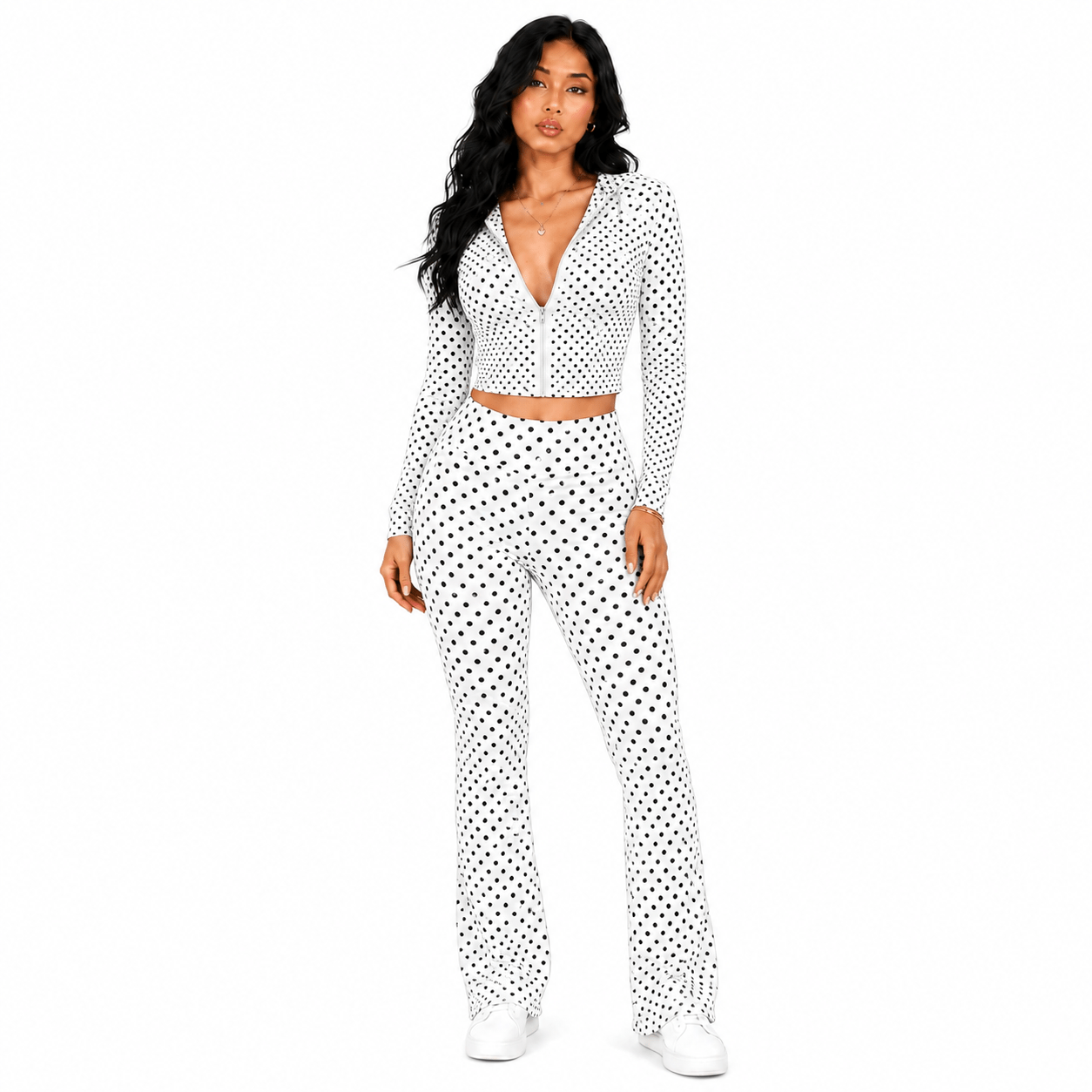 Dotline Hoodie Set