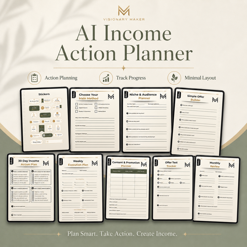 Visionary Maker's AI Income Action Planner