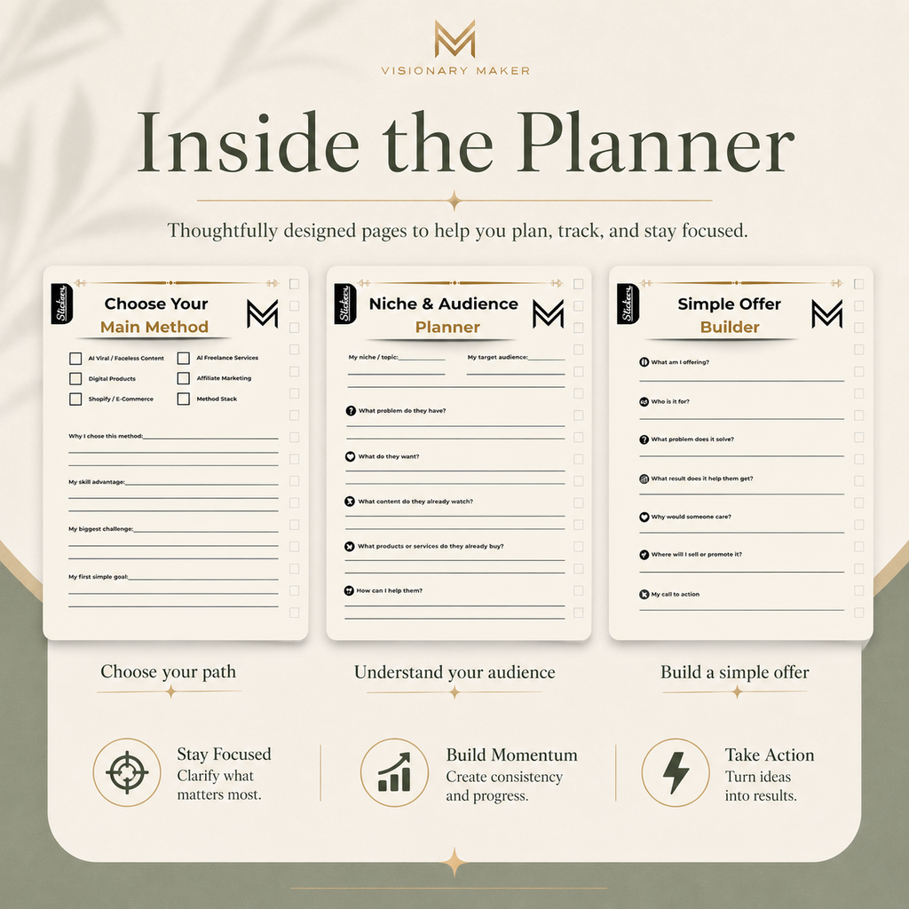 Visionary Maker's AI Income Action Planner