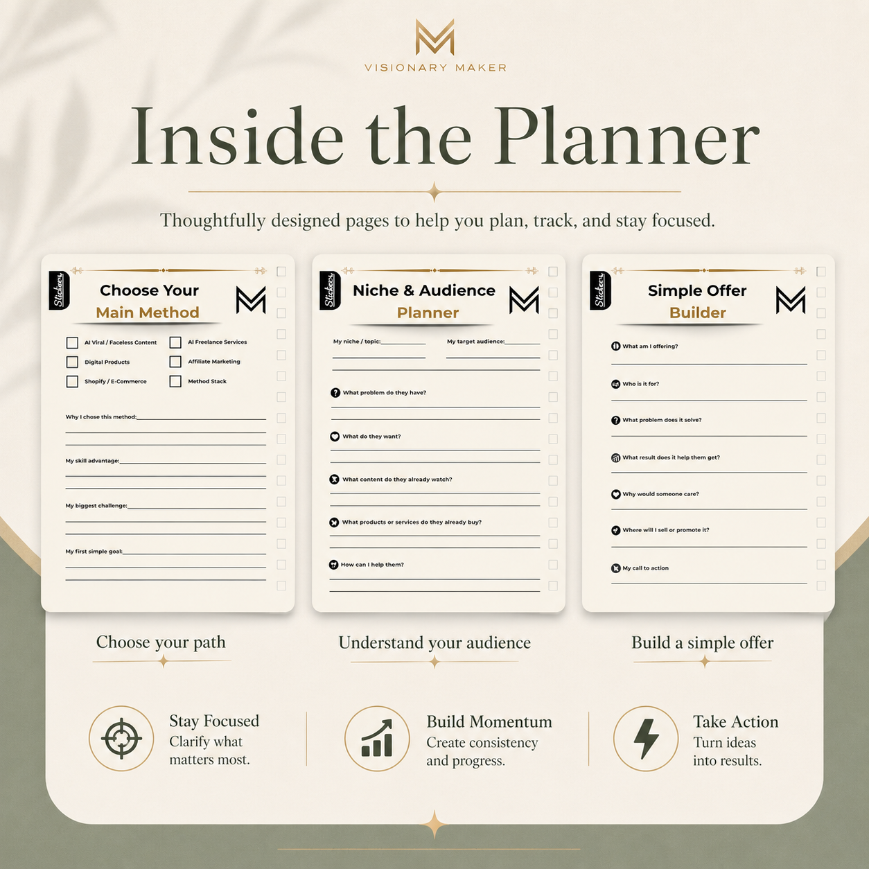 Visionary Maker's AI Income Action Planner