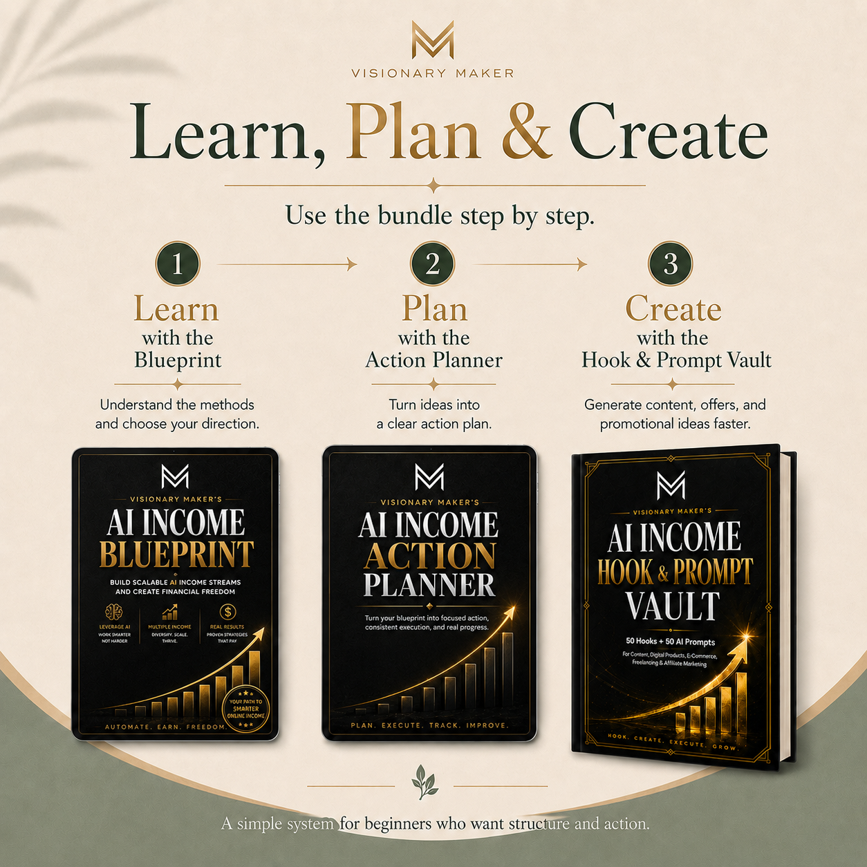 Visionary Maker’s AI Income Starter Bundle