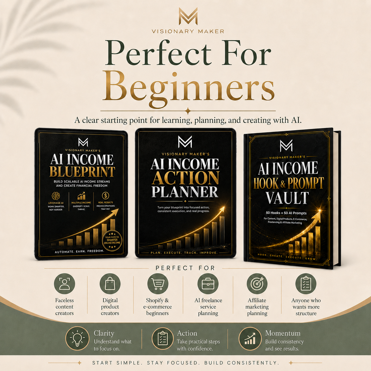 Visionary Maker’s AI Income Starter Bundle