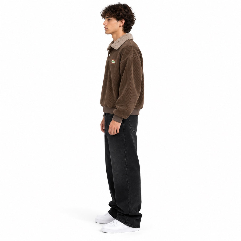 Varsity Corduroy Sweater