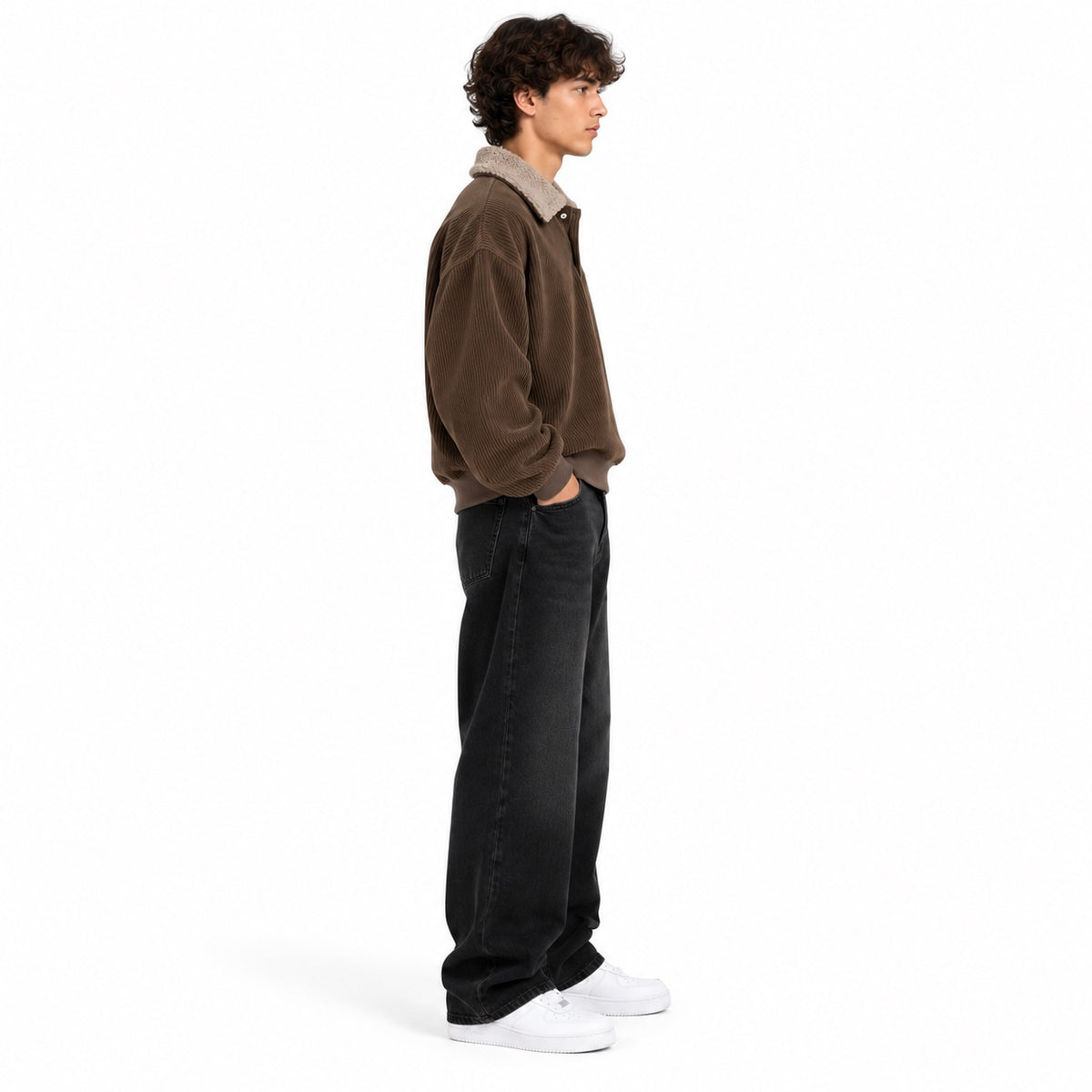 Varsity Corduroy Sweater