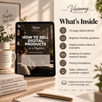 Visionary Maker's How to Sell Digital Products as a Beginner