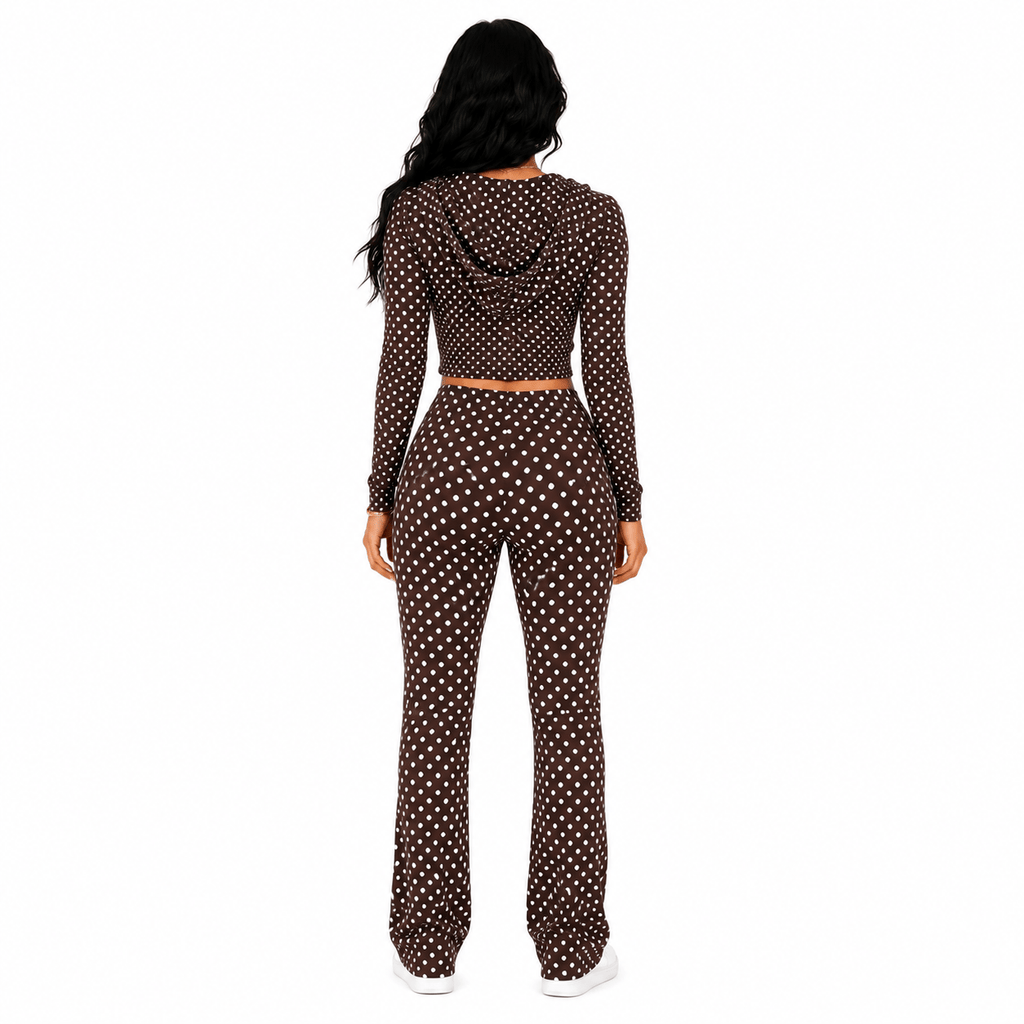 Dotline Hoodie Set