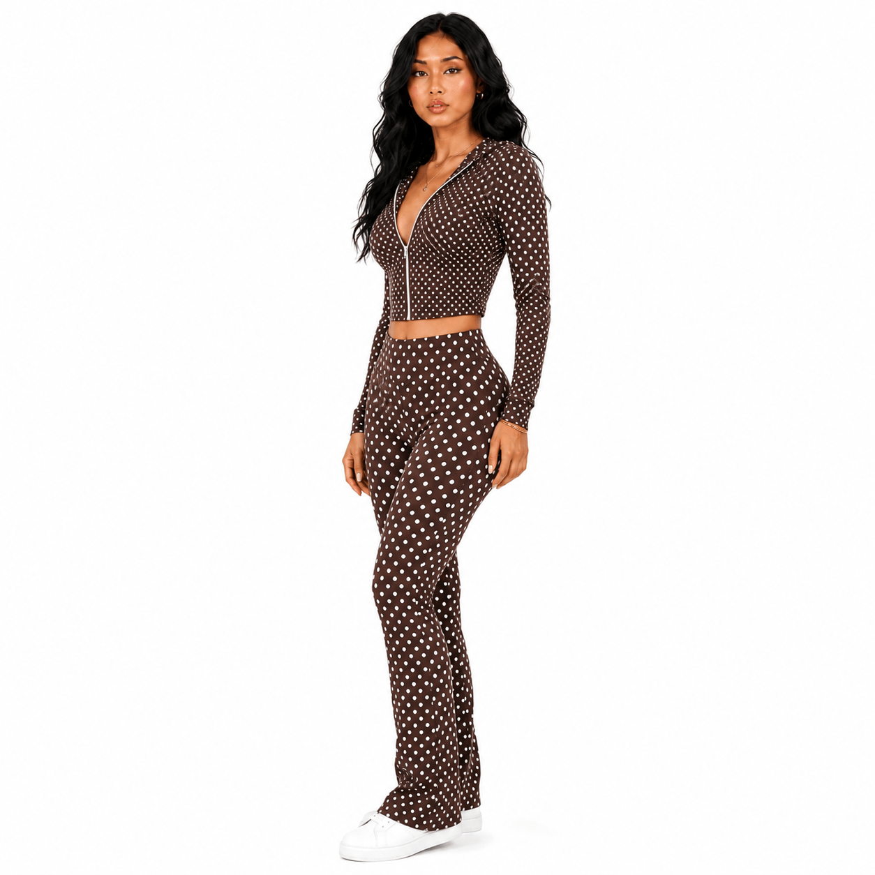 Dotline Hoodie Set