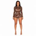 Leopard Bodycon Romper