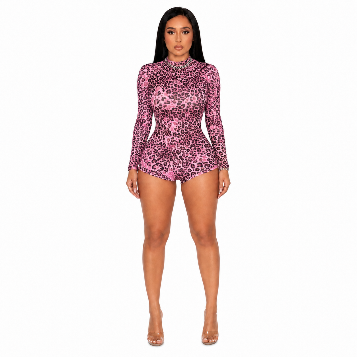 Leopard Bodycon Romper