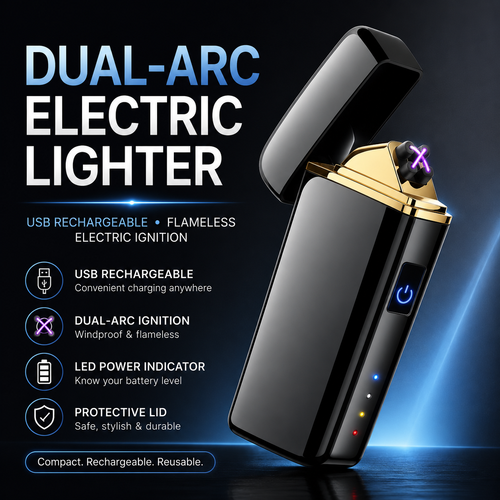 Dual-Arc Electric Lighter