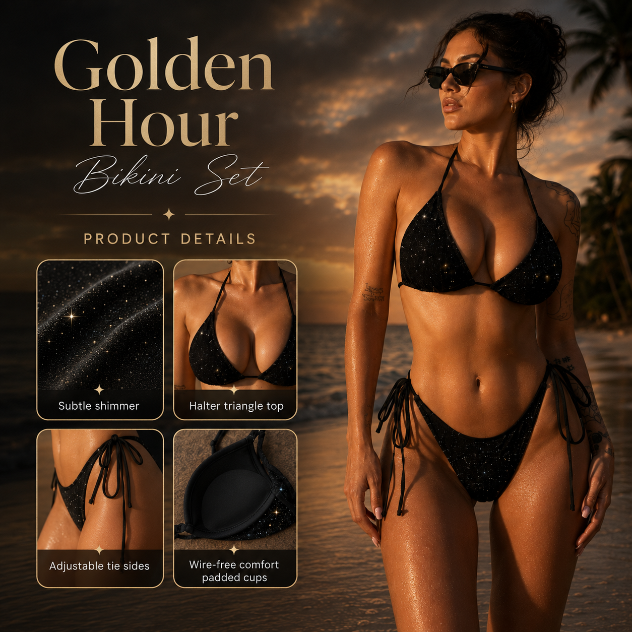 Golden Hour Bikini Set