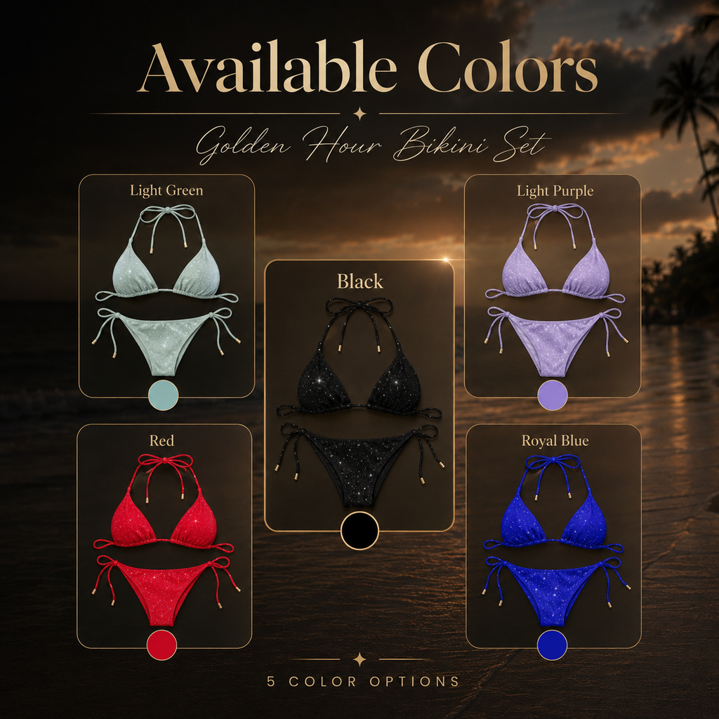 Golden Hour Bikini Set