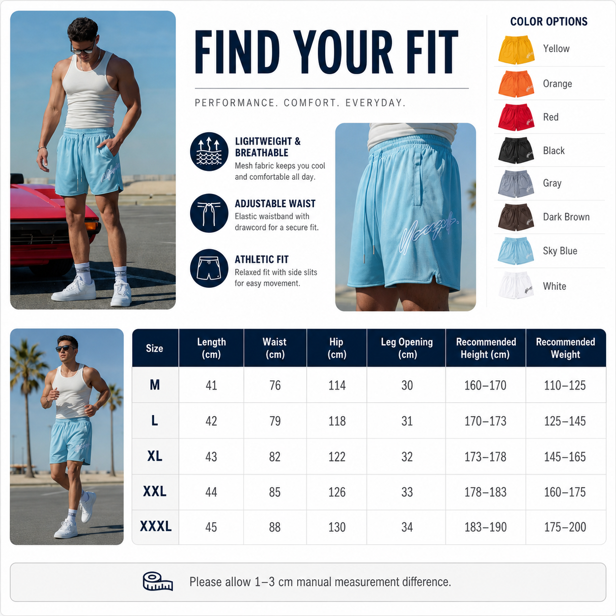 Summer Flex Shorts