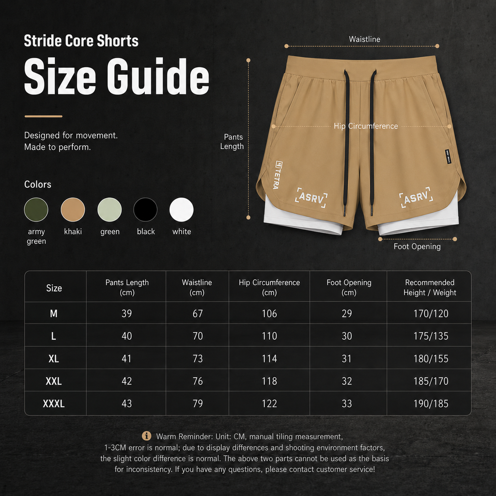 Stride Core Shorts