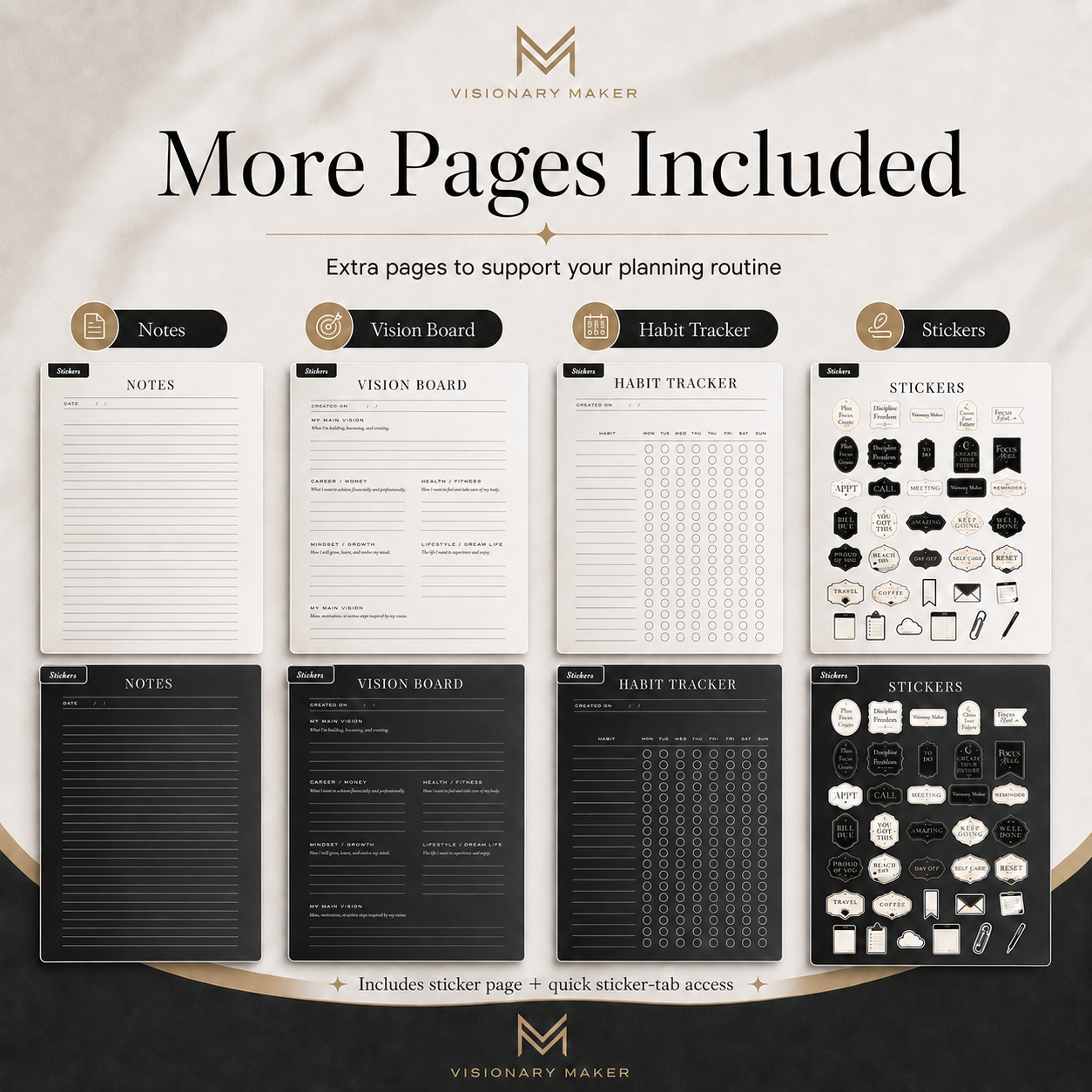 Visionary Maker's Digital Planner