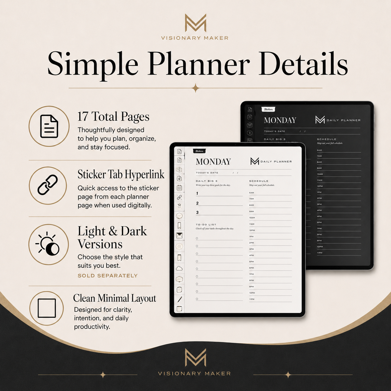 Visionary Maker's Digital Planner