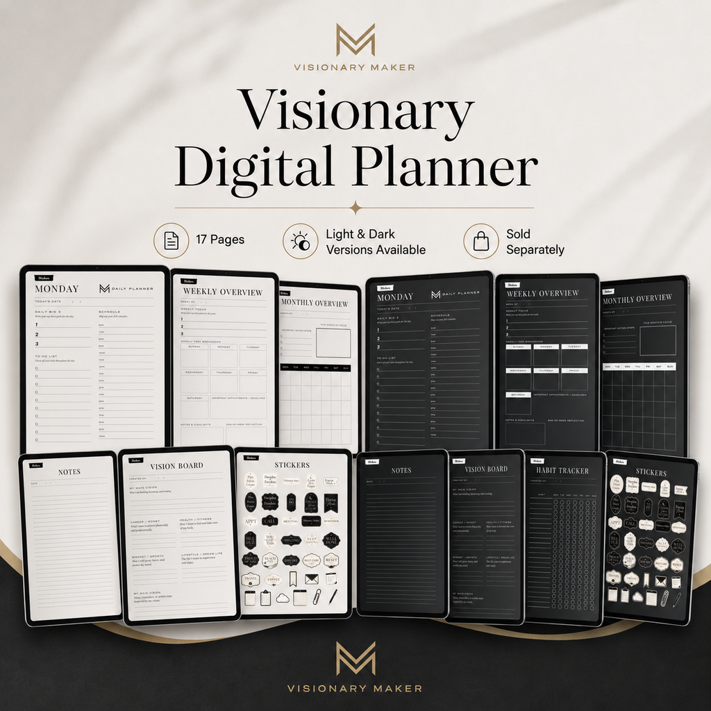 Visionary Maker's Digital Planner