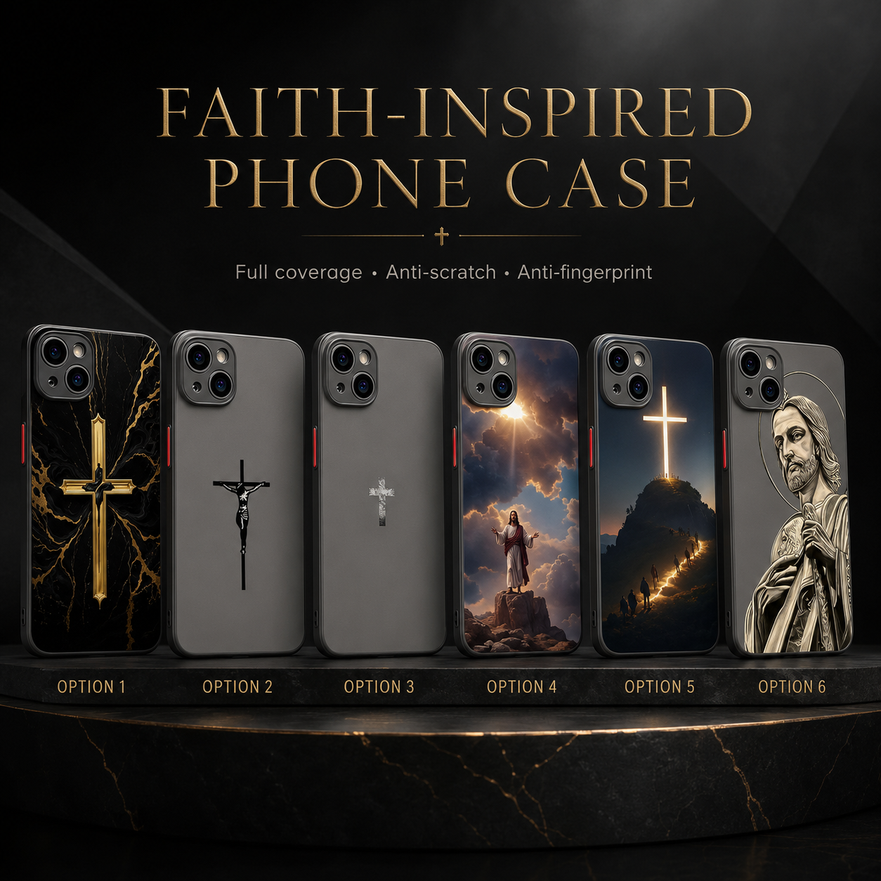 Faith-Inspired Cross iPhone Case