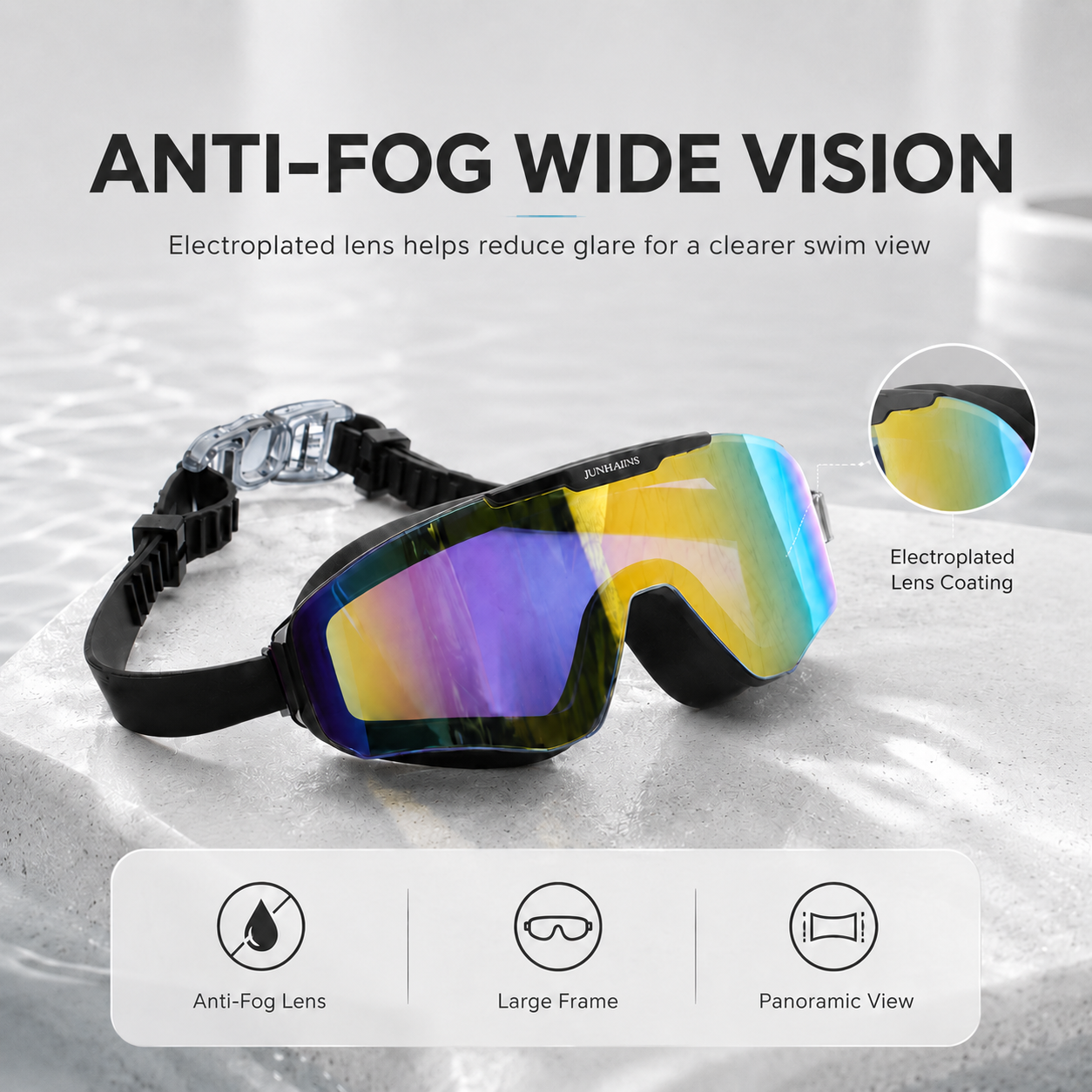 Electroplated Swimming Goggles