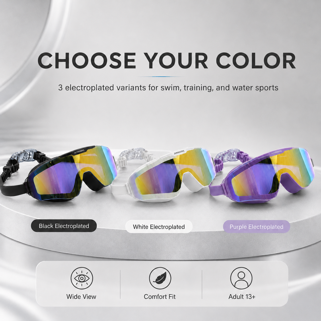 Electroplated Swimming Goggles