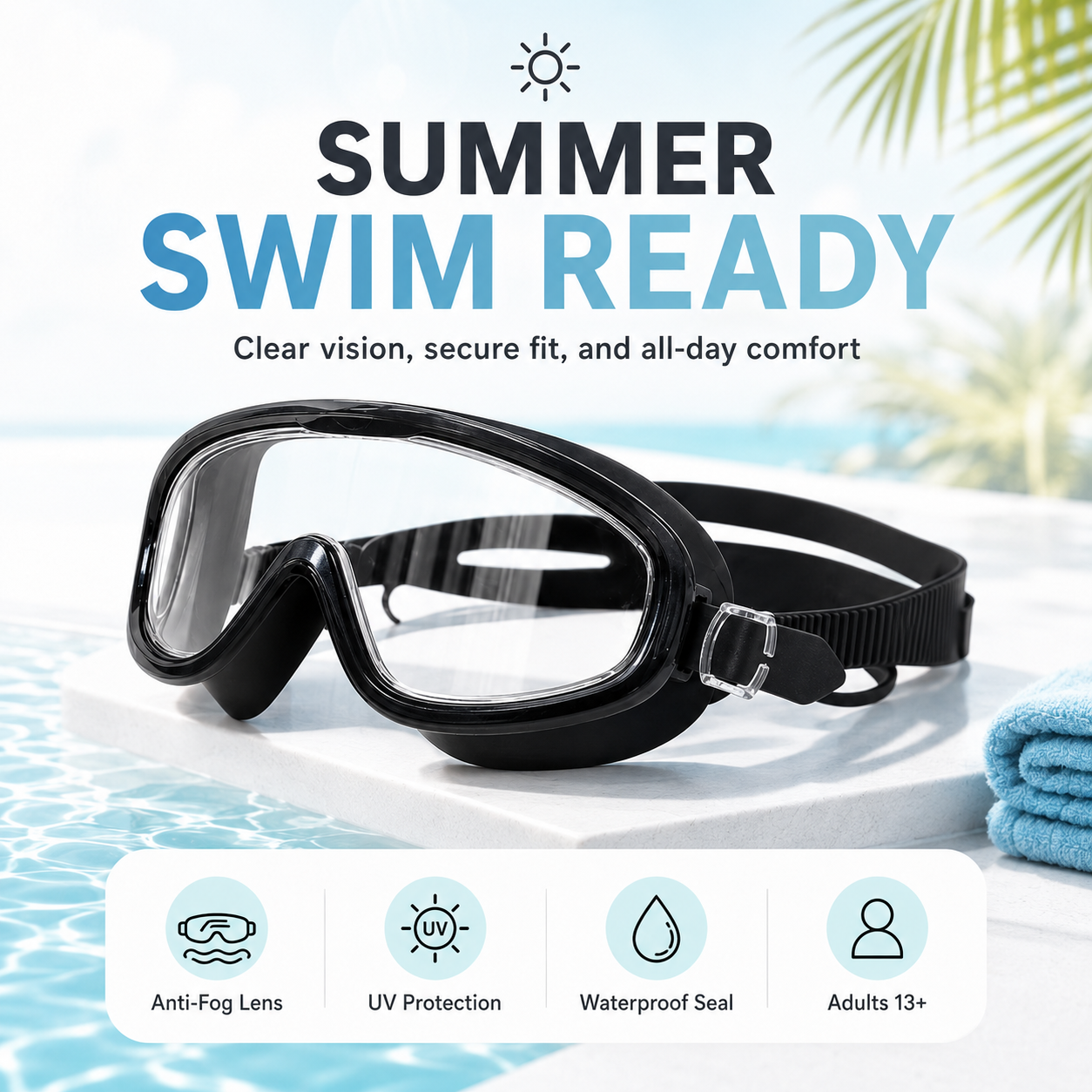 Silicone Swimming Goggles