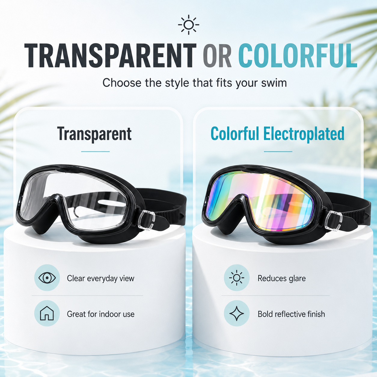 Silicone Swimming Goggles