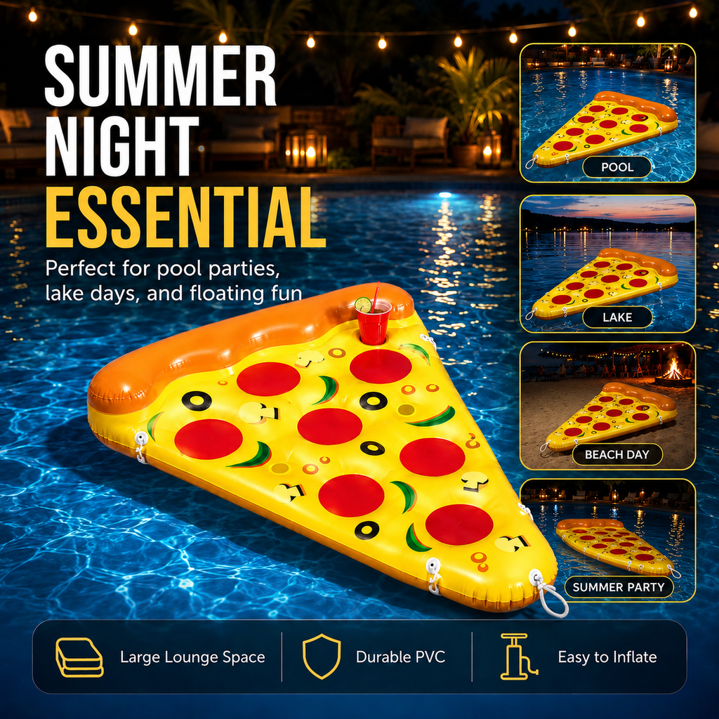 Giant Pizza Slice Pool Float