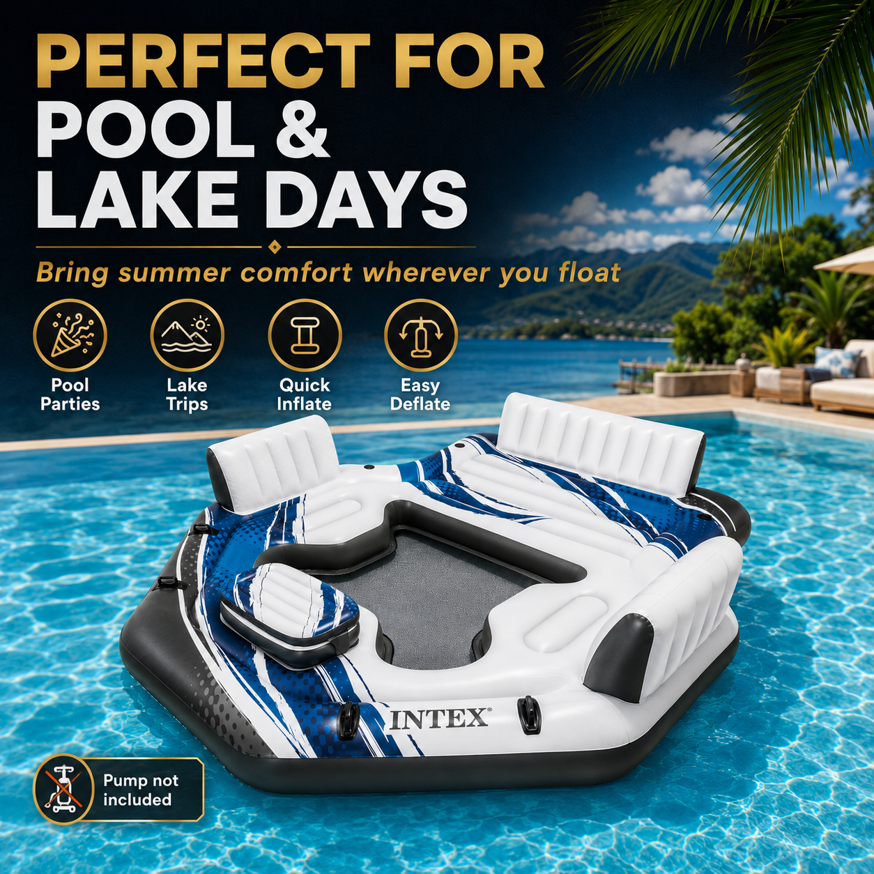 Inflatable Floating Island