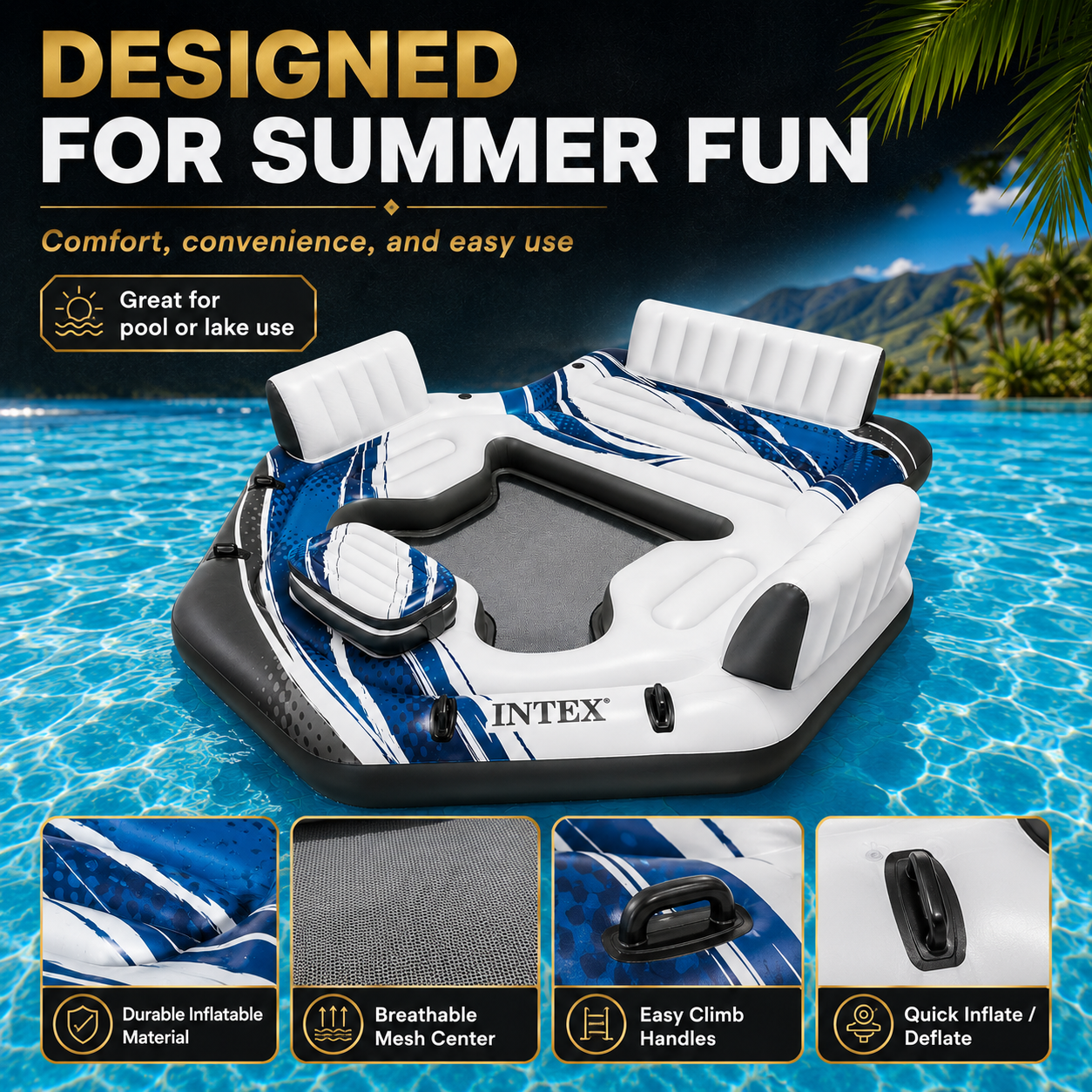 Inflatable Floating Island