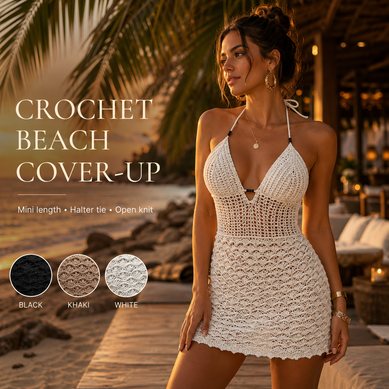 Knitted Beach Cover-Up