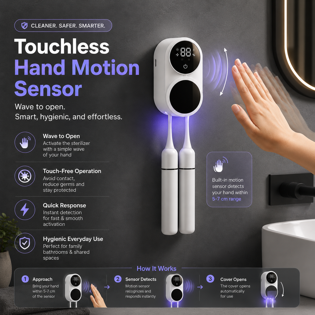 Portable UV Toothbrush Sterilizer