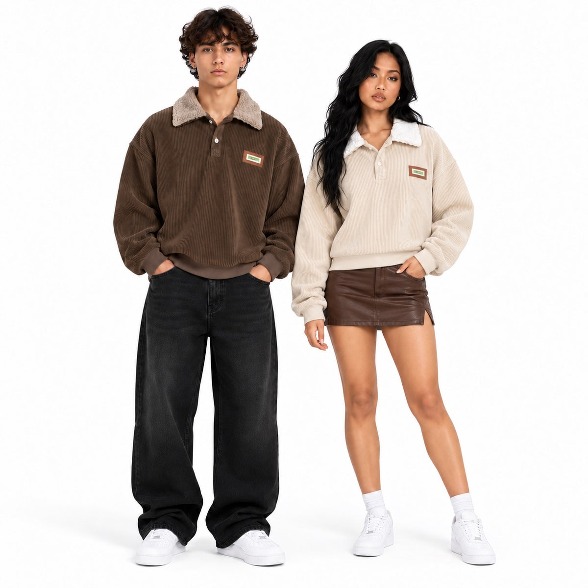 Varsity Corduroy Sweater