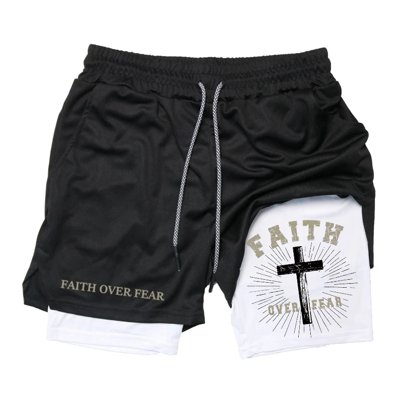 Faith Over Fear Active Shorts