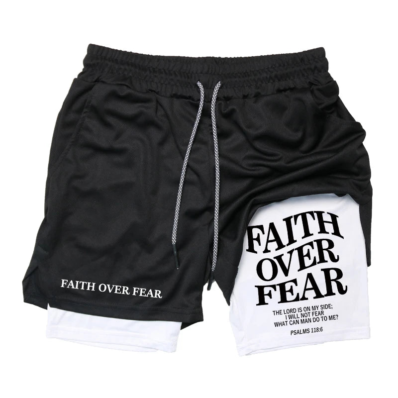 Faith Over Fear Active Shorts