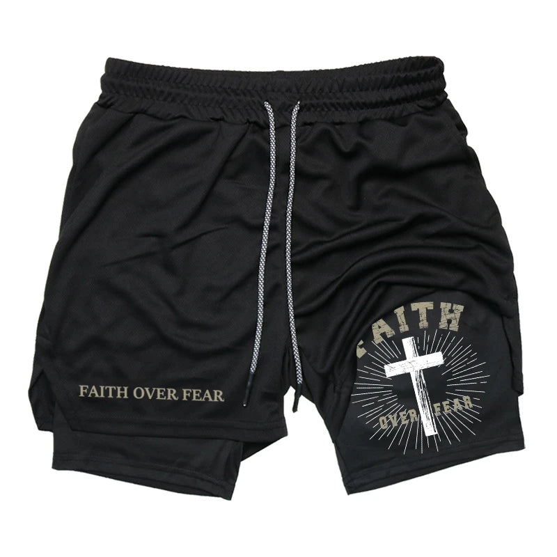 Faith Over Fear Active Shorts