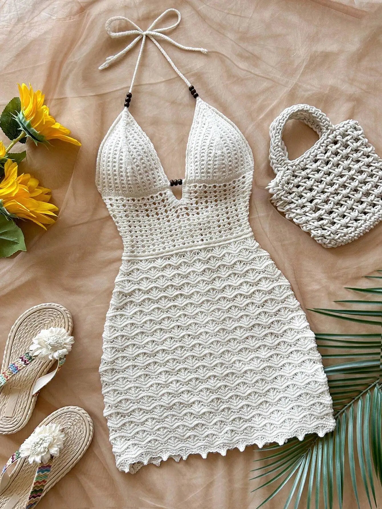 Knitted Beach Cover-Up