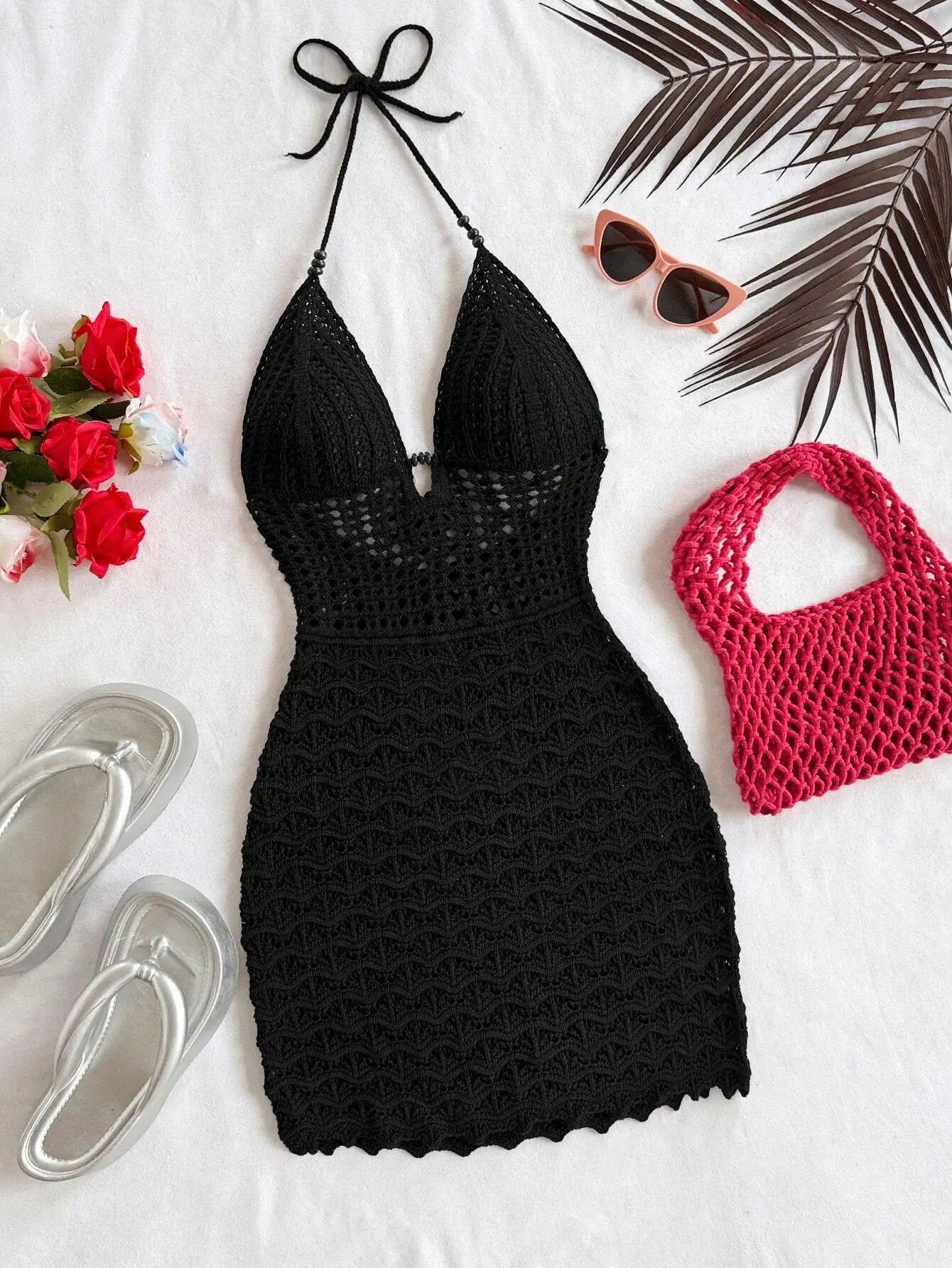 Knitted Beach Cover-Up